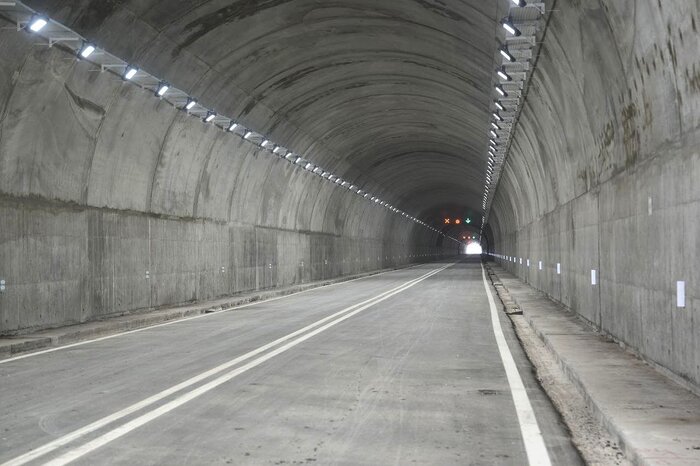 تونل شهید حاجیزاده در مسیر جوانرود به ثلاث باباجانی افتتاح شد