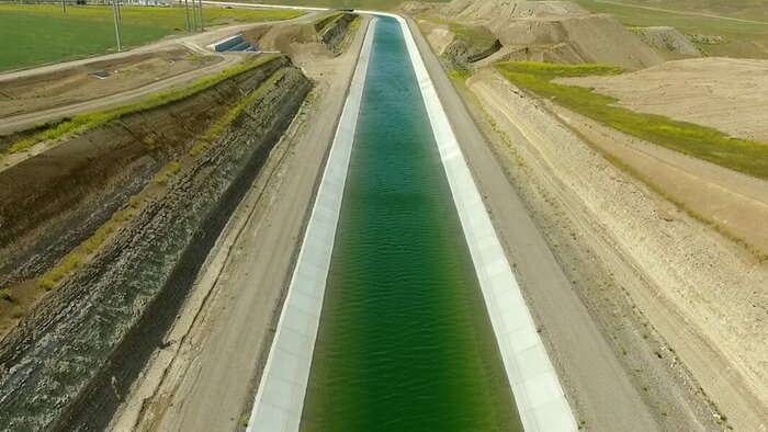 تولید یک میلیون تن محصول با تکمیل شبکه آبیاری خداآفرین در استان اردبیل