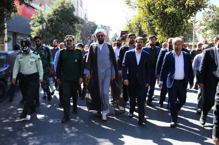 حمایت نمازگزاران همدانی از محور مقاومت