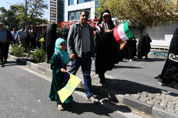 حمایت نمازگزاران همدانی از محور مقاومت