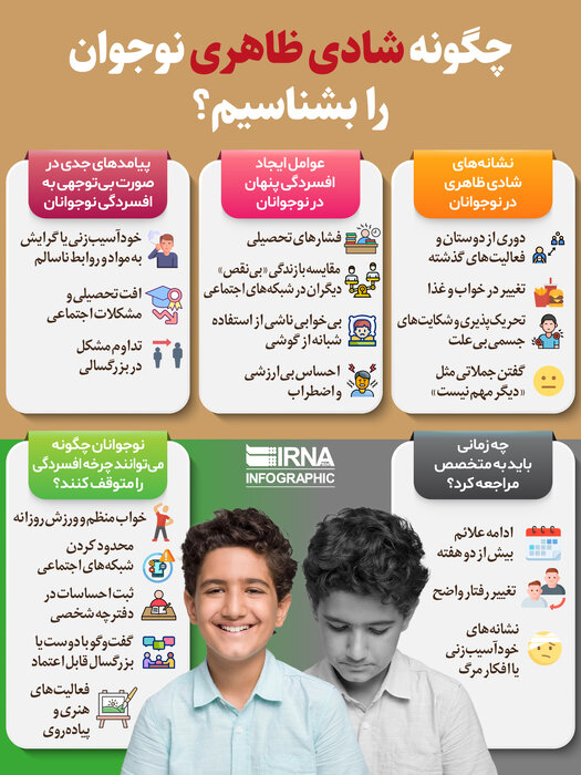 نمودار زندگی / چگونه شادی ظاهری نوجوان را بشناسیم؟