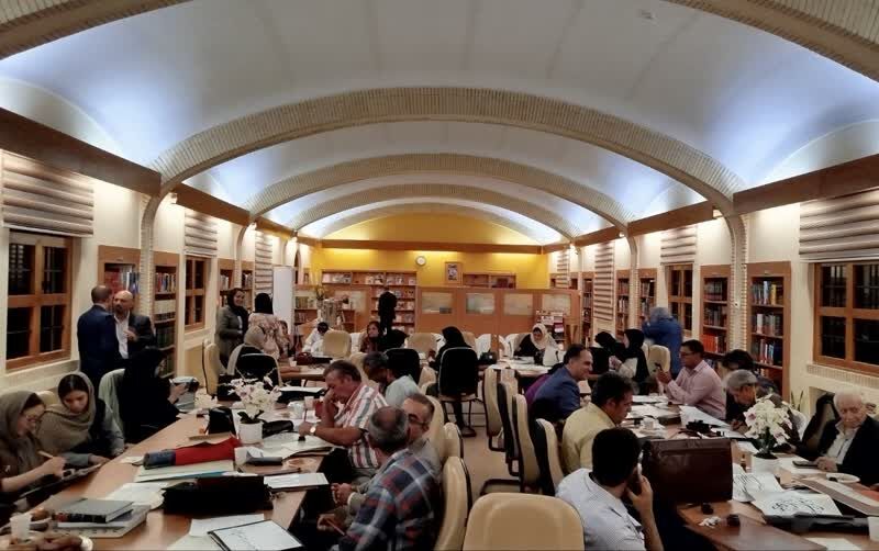 بداهه‌نویسی خوشنویسان کرمان برای ایران جان