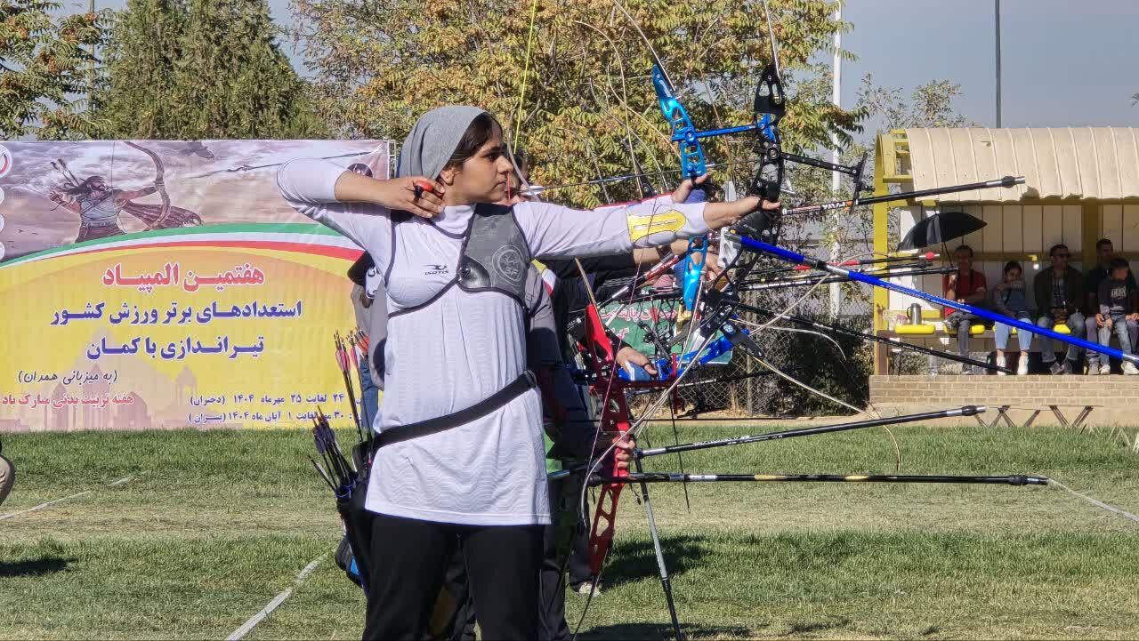قهرمانان المپیاد تیراندازی با کمان دختران کشور معرفی شدند
