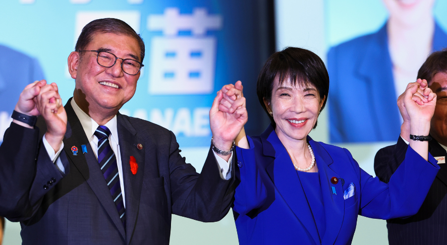 تقویت جایگاه حزب حاکم ژاپن پیش از رای‌گیری برای انتخاب نخست‌وزیر جدید