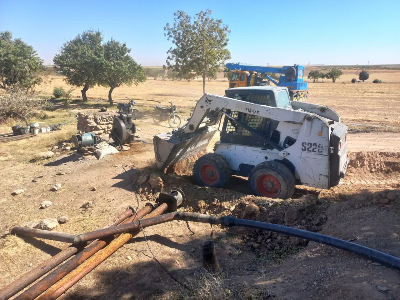 ۱۲۳ چاه غیرمجاز در اطراف سراب‌های کرمانشاه مسدود شد