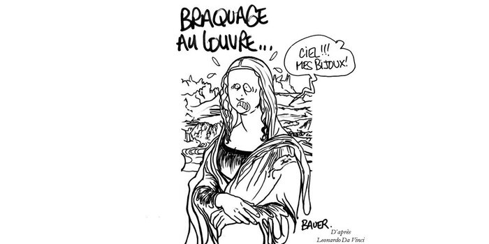 سرقت از لوور؛ سوژه کارتونیستهای فرانسوی