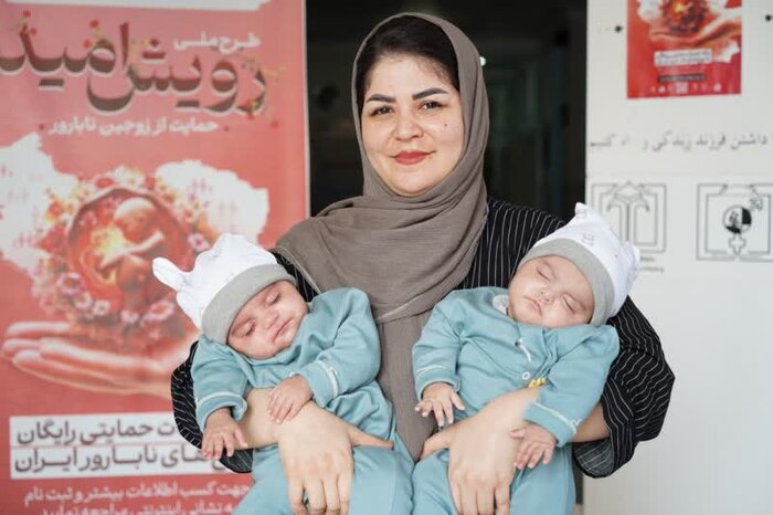 تولد دوقلوهای فریز شده در بابل بعد از ۶ سال