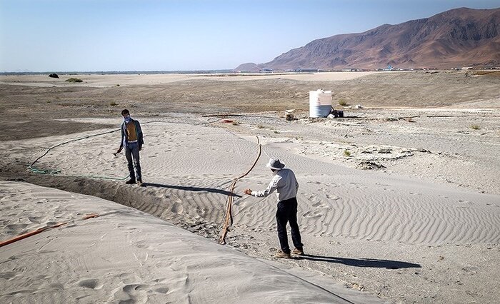 تهدید بقای حیات وحش ایرانشهر درپی خشکسالی؛ از تثبیت شنهای روان تا مالچپاشی