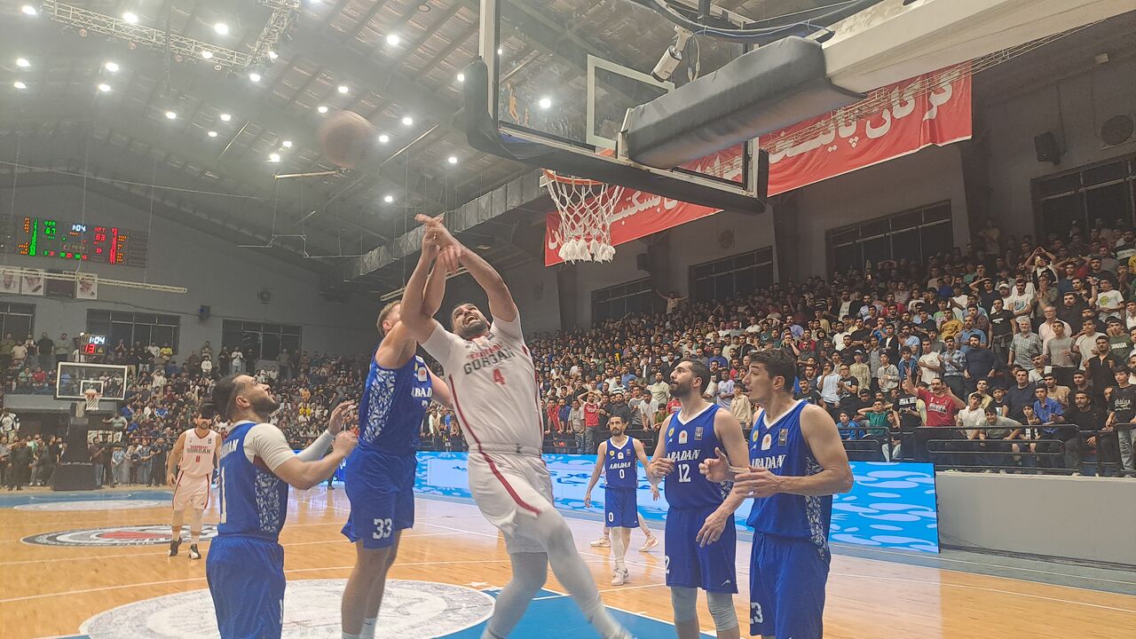 اتش‌بازی بسکتبال شهرداری گرگان در لیگ برتر