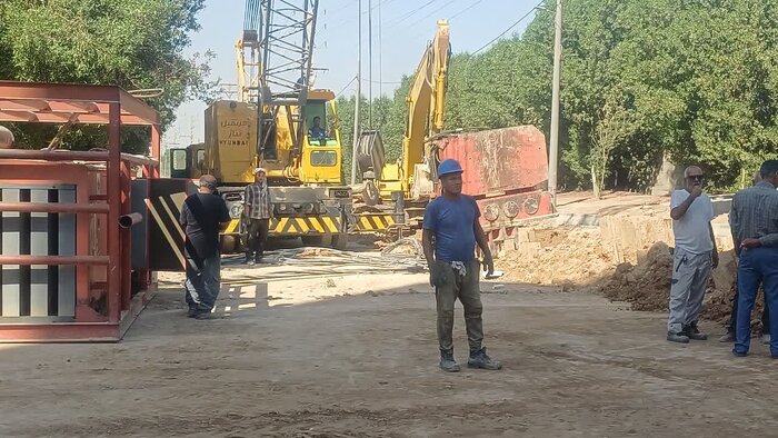 اجرای طرح جمعآوری فاضلاب مناطق زیتون کارمندی و ملیراه اهواز