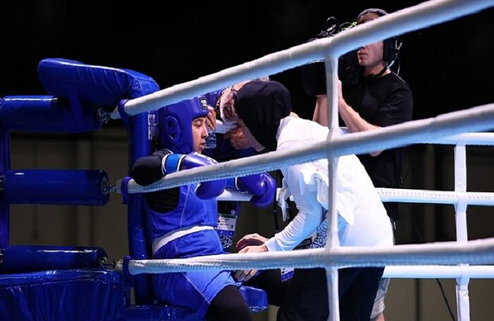 نخستین مدال بوکس بانوان ایران در آسیا، بر گردن بوکسور فارس