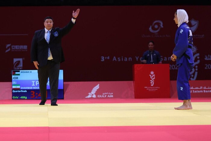 درخشش طلایی دختری از خراسانشمالی بر فراز جودوی آسیا