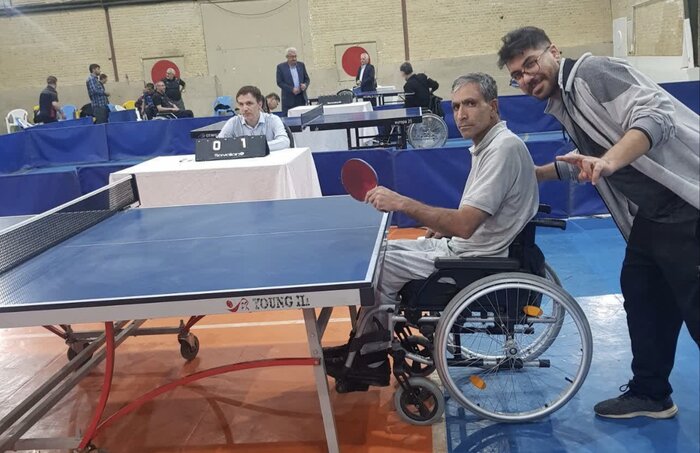 مسابقات قهرمانی تنیس روی میز شاهد و ایثارگر کشور به میزبانی البرز برگزار شد