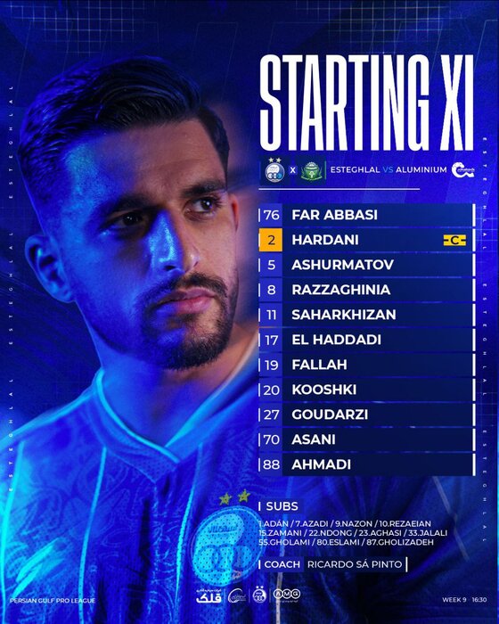 رونمایی از ترکیب استقلال برای رسیدن به صدر جدول