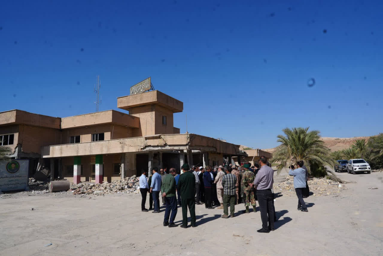 بازدید اعضای کمیسیون امنیت ملی مجلس از محل جنایات رژیم صهیونیستی در قصرشیرین