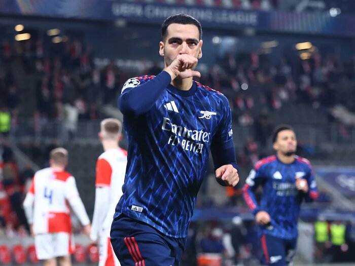 برتری دلچسب آرسنال در خانه اسلاویا با درخشش هافبک اسپانیایی