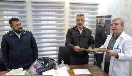 همکاری بیمارستان شهدای هفتم تیر و پلیس راهور برای ارتقای ایمنی موتورسواران