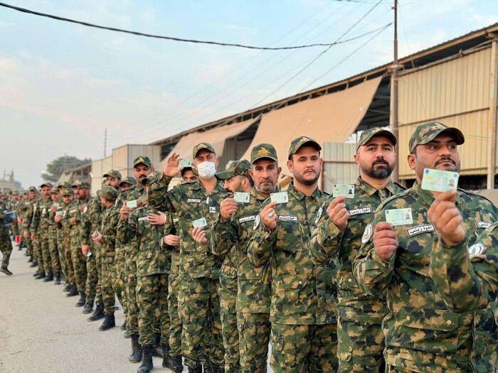گزارش تصویری ایرنا از مشارکت گسترده نیروهای حشد الشعبی در انتخابات پارلمانی عراق