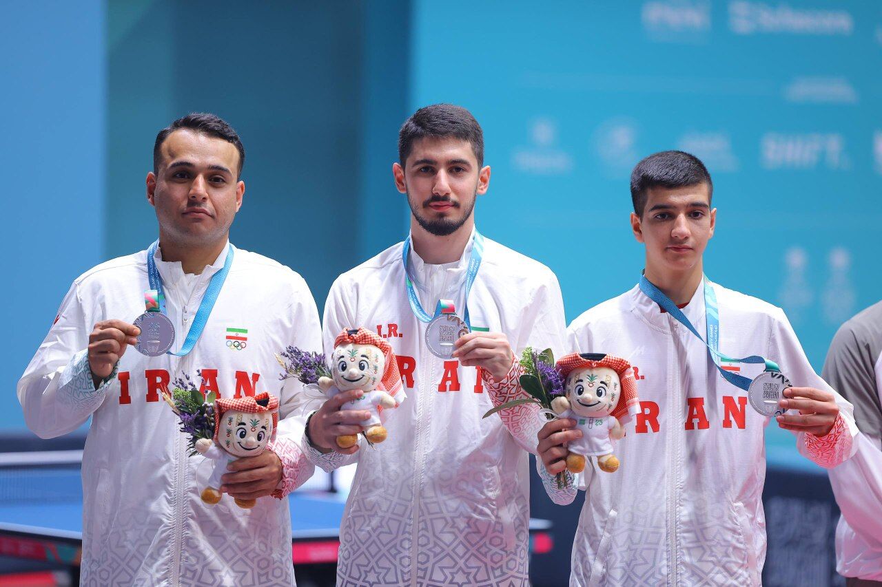 Iran’s table tennis team, swimmer win medals at 2025 Islamic Solidarity Games
