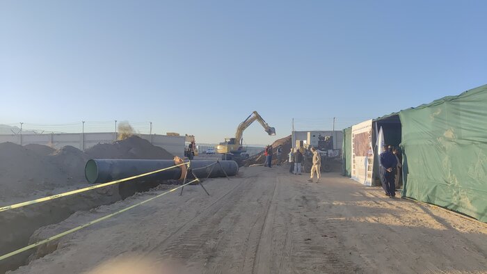 لوله‌گذاری خط آبرسانی شهر کرمان از خلیج فارس به اتمام رسید 