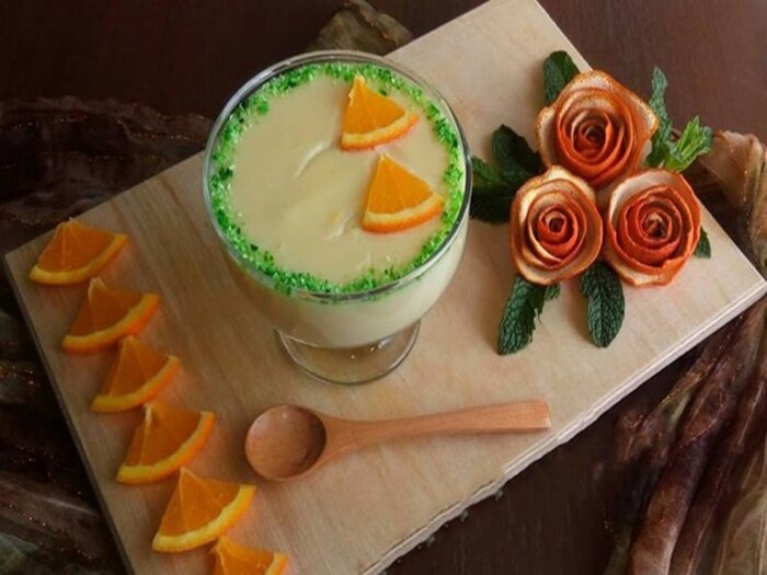 فرنی پرتقالی؛ ساده، خوشمزه و آرامبخش