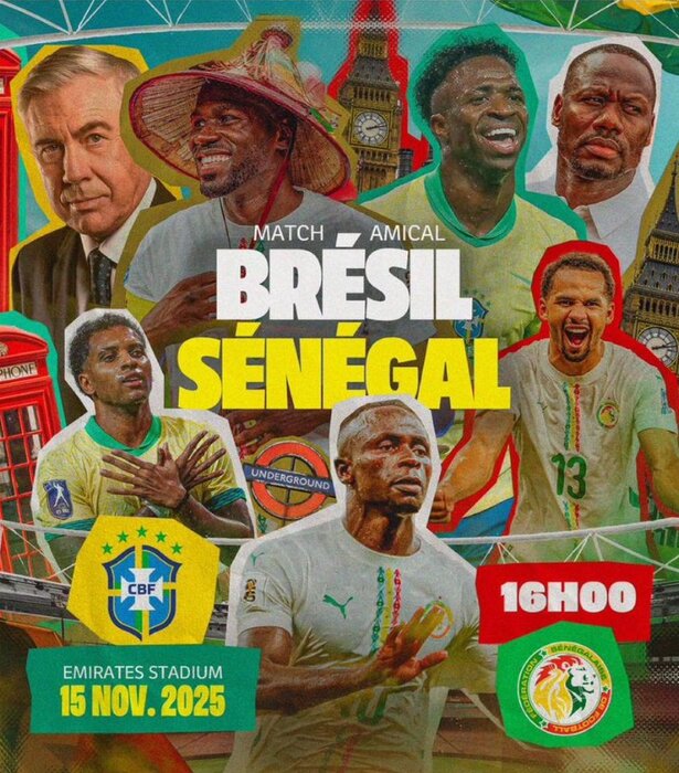 Brazil’s Young Star Estevao Shines as Selecao Defeat Senegal in London Showdown