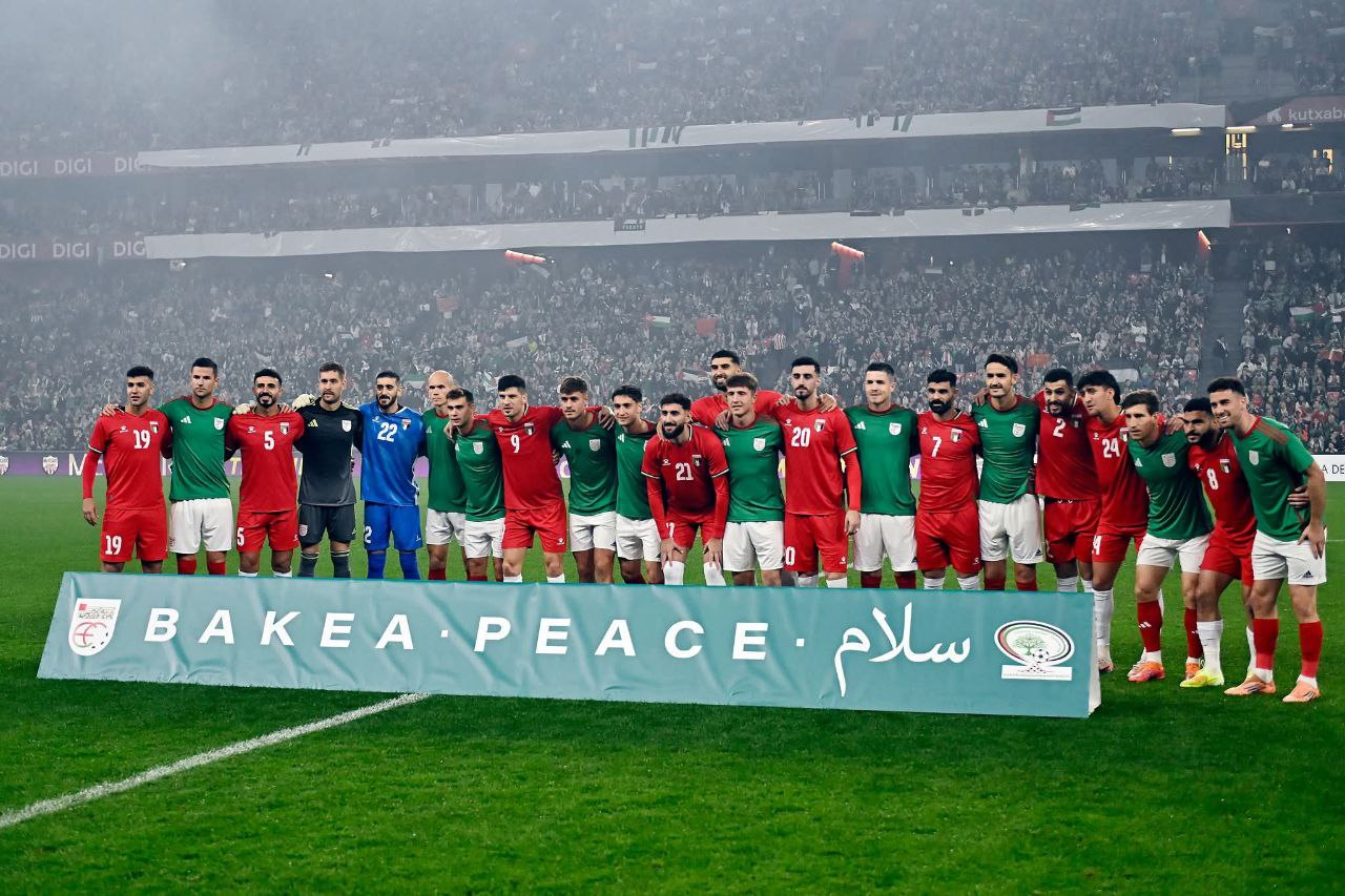 دیدار دوستانه تیم ملی فلسطین و منتخب باسک در محکومیت جنایات اسرائیل؛ نسلکشی را متوقف کنید