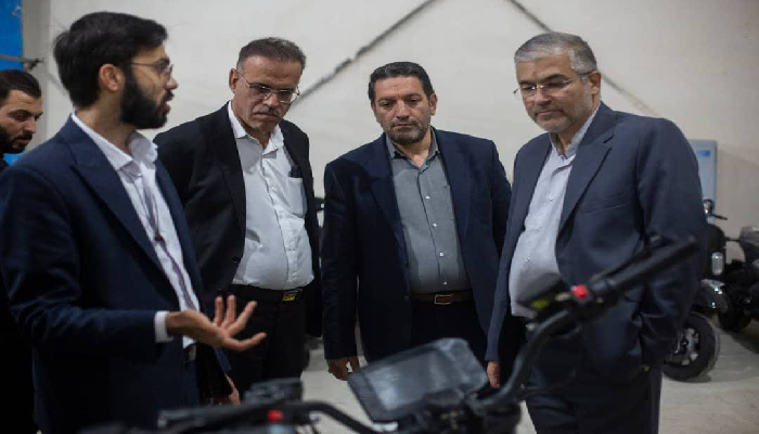 جهش برقی در بوشهر؛ خط تولید جدید موتورسیکلت روشن شد