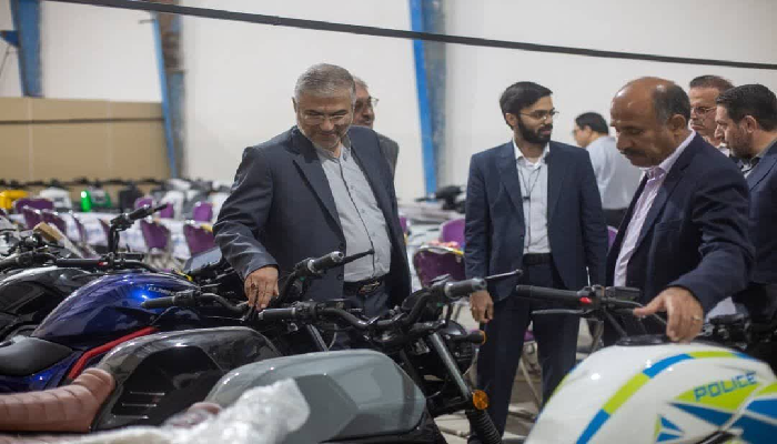 جهش برقی در بوشهر؛ خط تولید جدید موتورسیکلت روشن شد