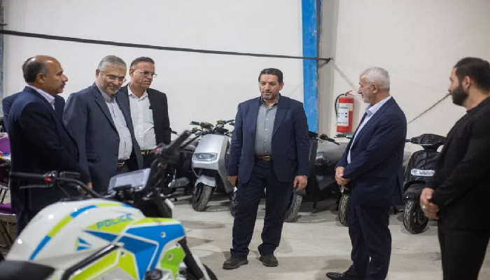 جهش برقی در بوشهر؛ خط تولید جدید موتورسیکلت روشن شد