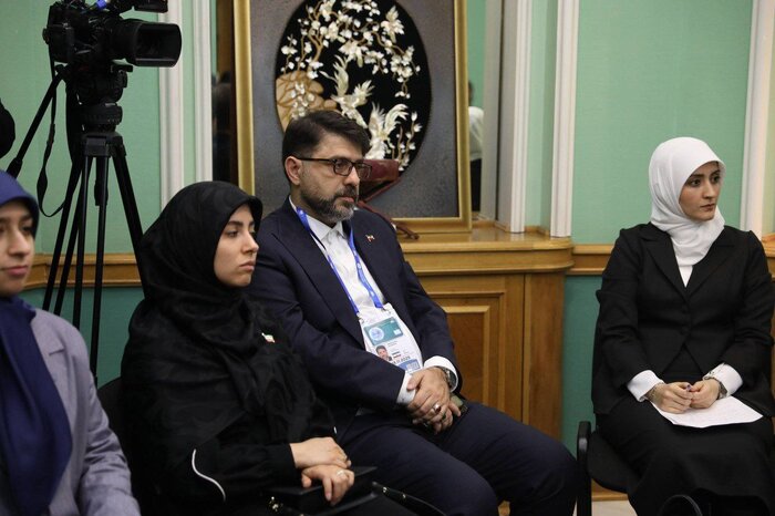 دیدار معاون اول رئیسجمهور با نمایندگان دانشجویان ایرانی دانشگاههای روسیه