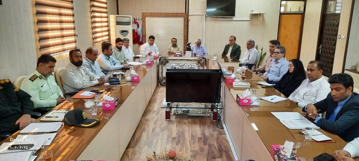 جلسه شورای حفاظت از اراضی ملی و منابع طبیعی و شورای حفاظت از منابع آب شهرستان ایرانشهر