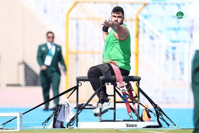 طوفان پسر کرمانشاهی اینبار در ریاض؛ یاسین سلطان پرتاب وزنه کشورهای اسلامی شد