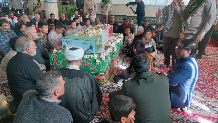 پیوند زمین با آسمان؛ صغاد و سورمق آباده میزبان پیکر پاک شهید گمنام شدند