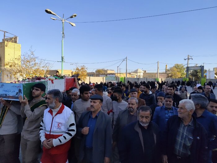 پیوند زمین با آسمان؛ صغاد و سورمق آباده میزبان پیکر پاک شهید گمنام شدند