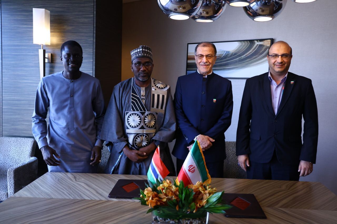 کمیته‌های المپیک ایران و گامبیا تفاهم‌نامه همکاری امضا کردند