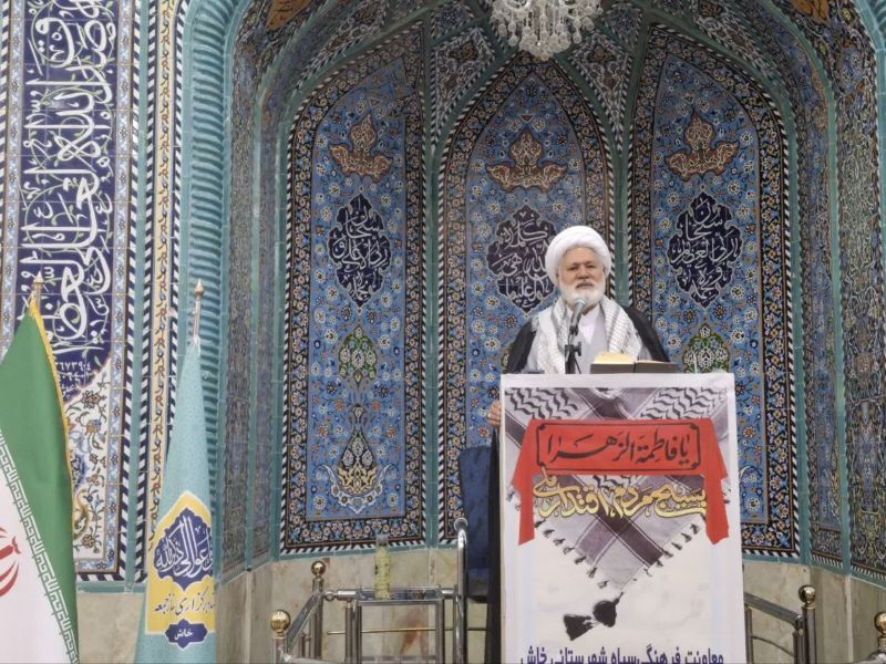 امام جمعه خاش: هفته بسیج فرصتی برای تقویت فرهنگ‌ خدمات‌رسانی است