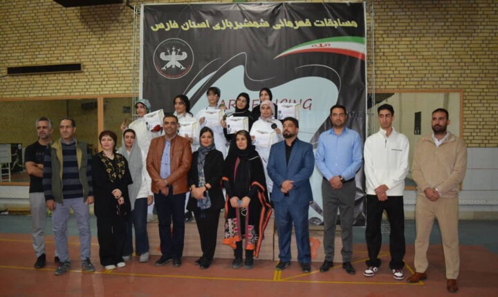 رقابت جذاب و نزدیک دختران شمشیرباز فارس در اسلحه اپه