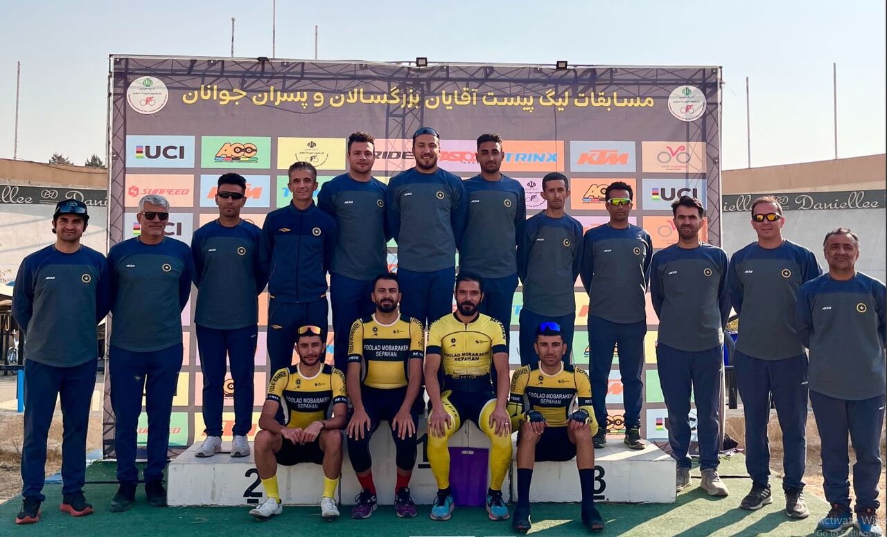 سپاهان برای چهارمین سال پیاپی قهرمان دوچرخه سواری پیست شد