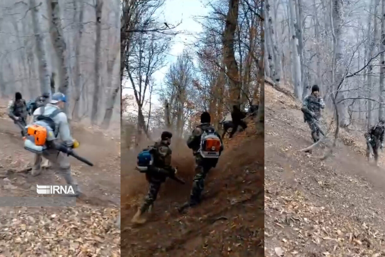 فرمانده یگان حفاظت منابع طبیعی: ایجاد آتش‌بُر برای مهار آتش الیت درحال انجام است+فیلم