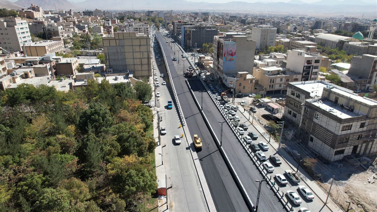 تقاطع غیرهمسطح شهرکرد آماده بهرهبرداری شد