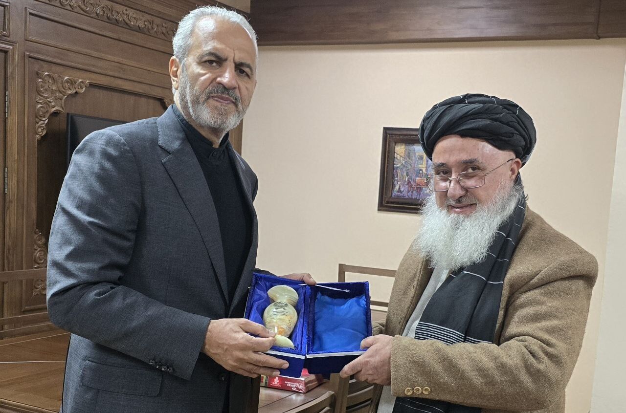 دیدار سرپرست سفارت ایران با وزیر اقتصاد افغانستان