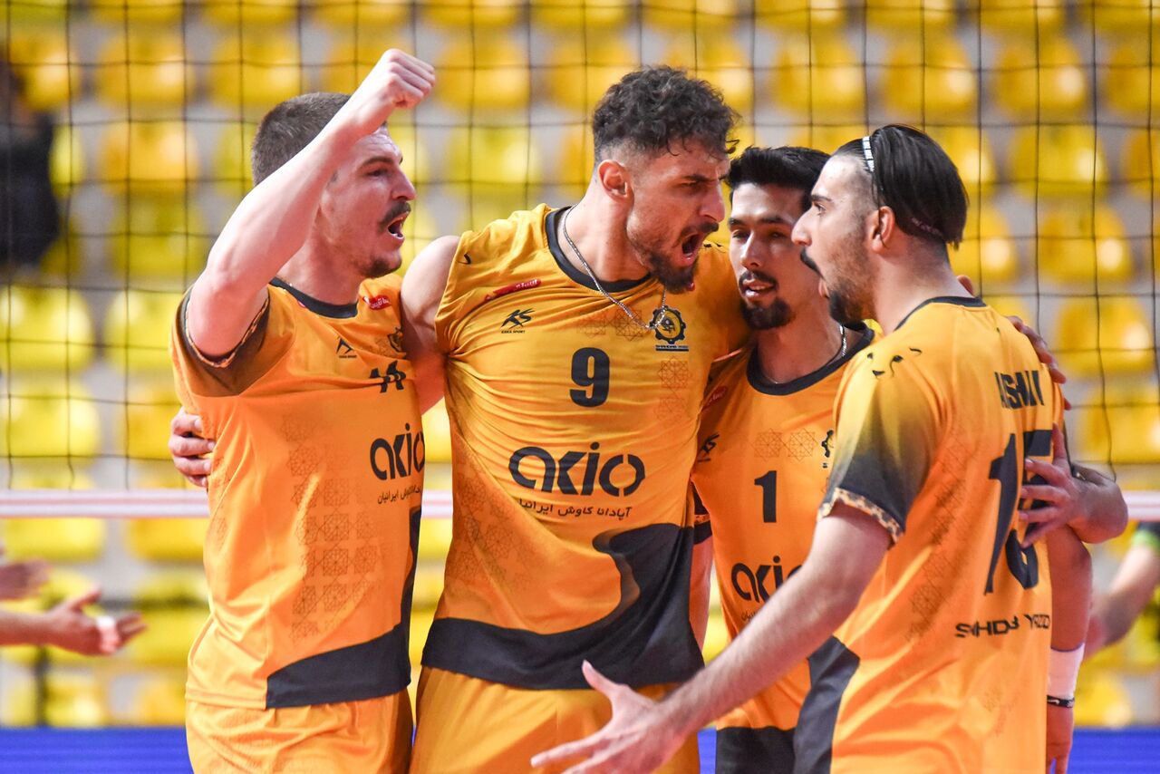 لیگ برتر والیبال؛ پیروزی خانگی شهداب یزد مهرگان نور