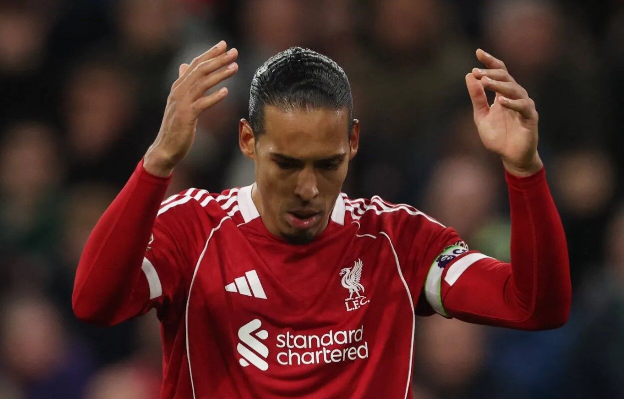 فن‌دایک خطاب به بازیکنان لیورپول: «باید خجالت بکشیم»