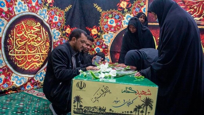 پیکر مطهر شهدای گمنام