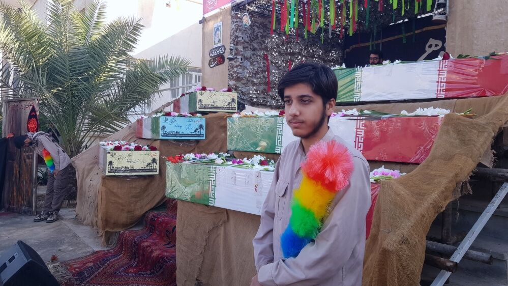 فیلم | بوشهر در بدرقه شهدای گمنام عطرآگین شد