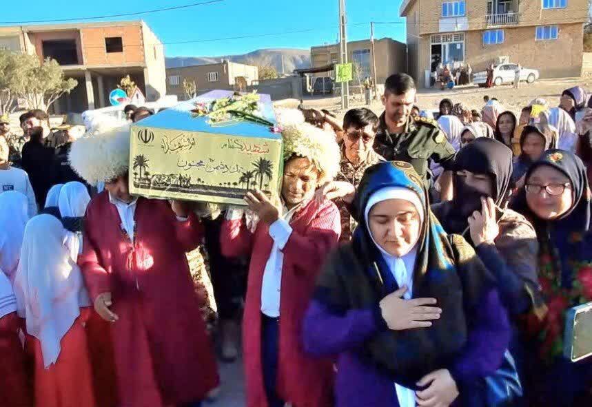 آغوش باز مرزنشینان مراوه‌تپه برای شهید خوشنام