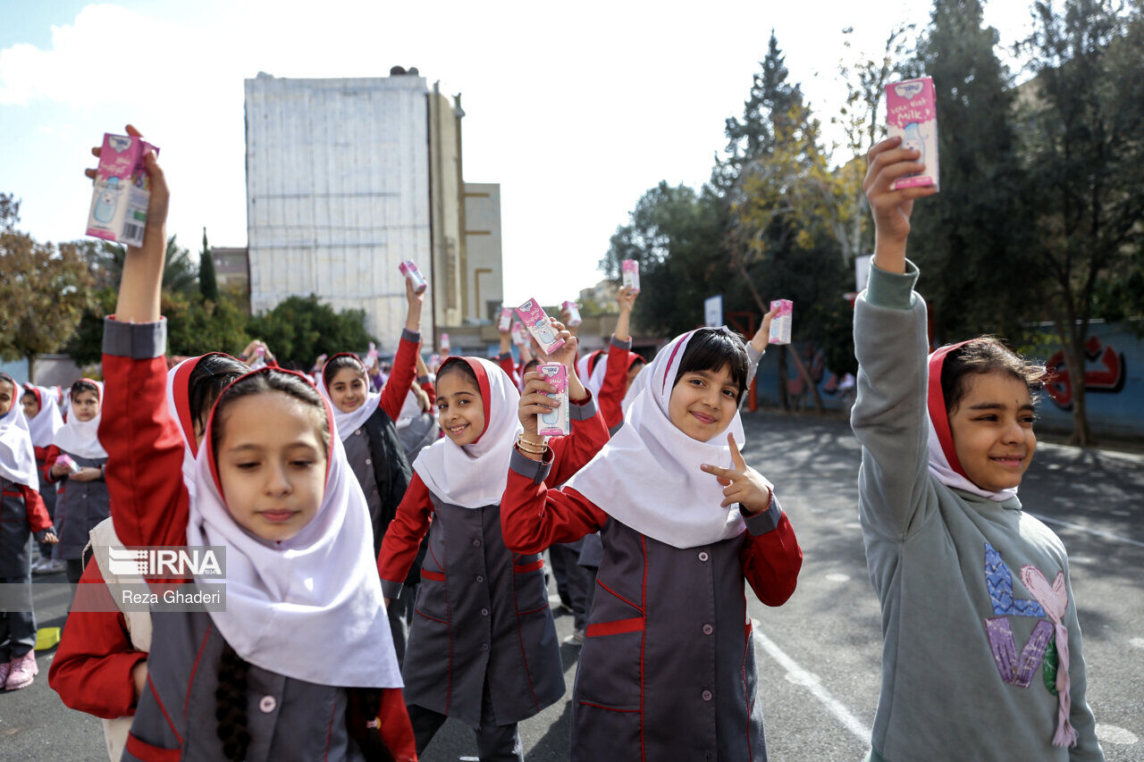 توزیع شیر رایگان به ۱۵۰ هزار دانش‌آموز قم آغاز می‌شود