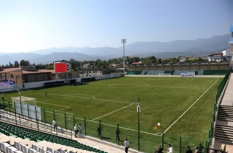 عملیات فنی توسعه ورزشگاه نوشهر کلید خورد