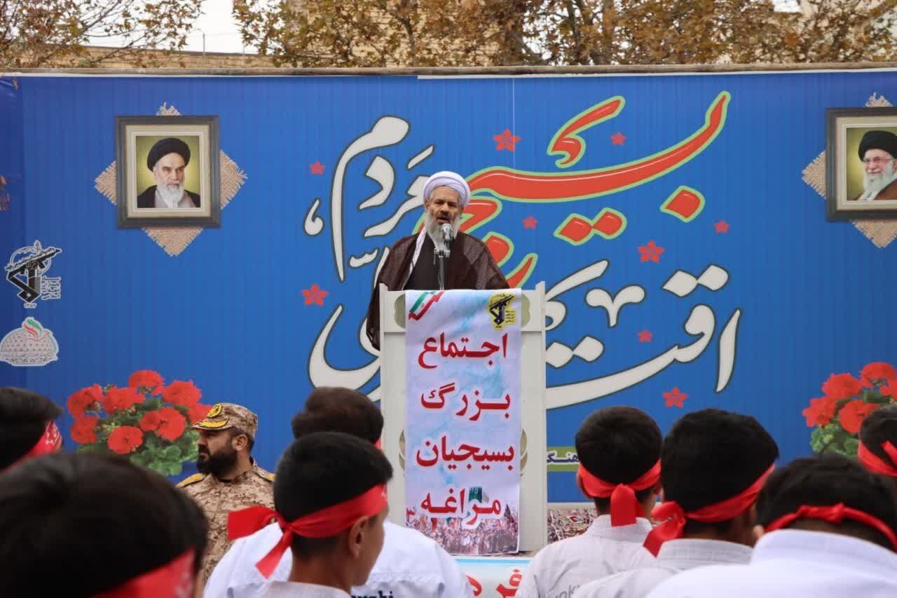 امام جمعه مراغه: ایجاد هسته های مقاومت در جهان از برکات بسیج است